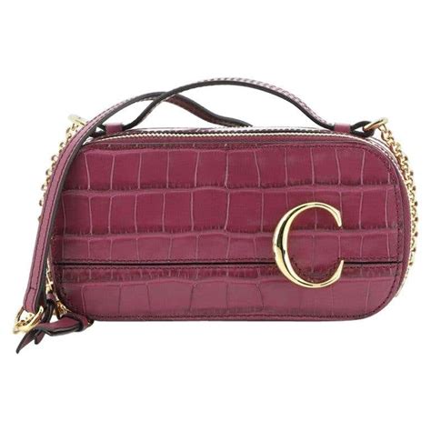 chloe mini c vanity bag|chloe small crossbody bag.